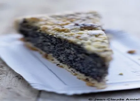 Tarte pavot semoule