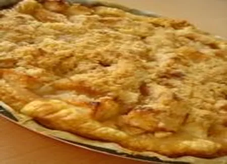 Tarte pommes bananes crumble
