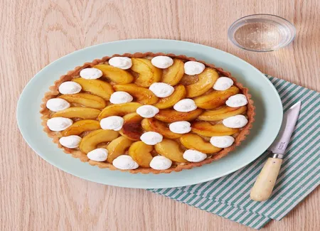 Tarte pommes-vanille