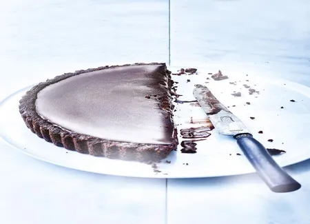 Tarte presque sans cuisson 100 % chocolat