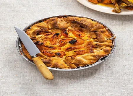 Tarte rustique rapide aux abricots