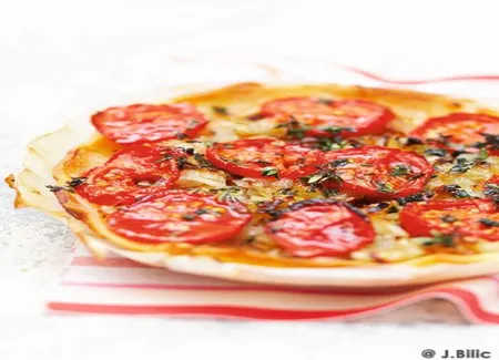 Tarte sans gluten aux tomates