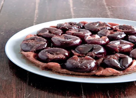 Tarte tatin aux figues du marché de solliès