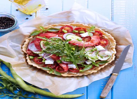 Tarte tiède mirazur » à la tomate