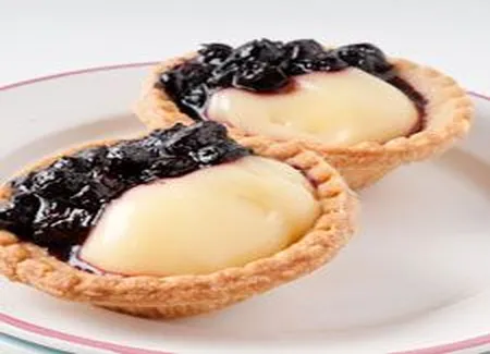 Tartelette au citron et bleuet