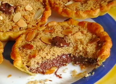 Tartelette crumble au nutella