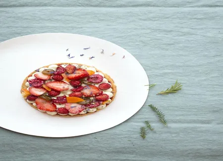 Tartelette fine du maquis aux fruits rouges