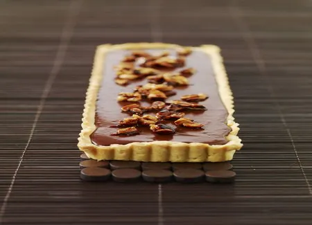 Tartelettes au chocolat noir coulant et bailey's