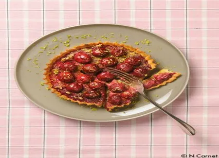 Tartelettes cerises-pistaches