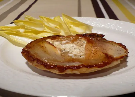Tartelettes tatin au chèvre cendré