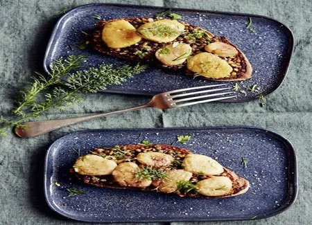 Tartines de moelle et lentilles de l'an neuf