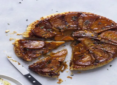 Tatin de chou-rave à l'orange
