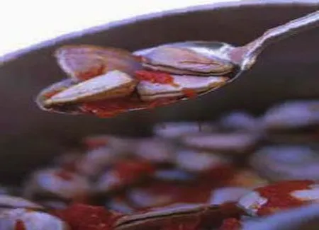 Tellines à la tomate fraîche et à la coriandre