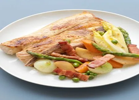 Tendron de veau aux petits légumes nouveaux