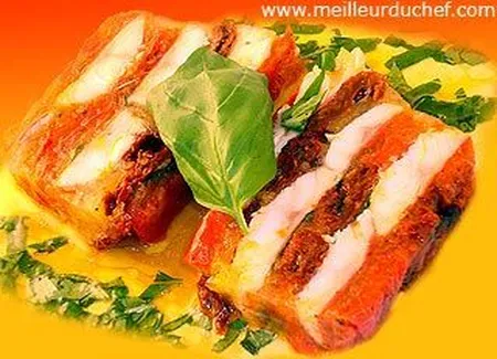 Terrine de rouget et tomates confites