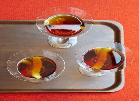 Cocktail manhattan au bourbon