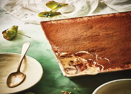 Tiramisù au tofu soyeux saveur cacao