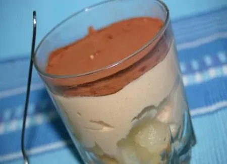 Tiramisu poires et marrons