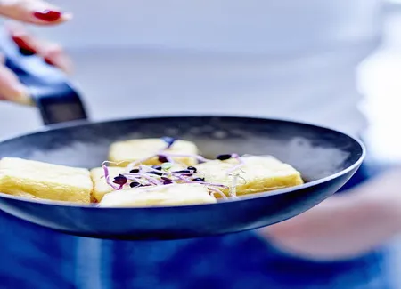 Tofu aux herbes fraîches