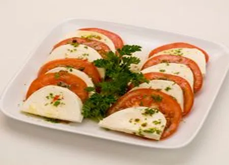 Tomate et mozzarella fraiche