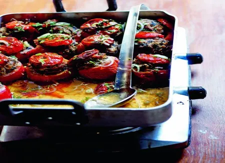 Tomates farcies à la vietnamienne