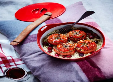 Tomates farcies au quinoa et cranberries de christian le squer