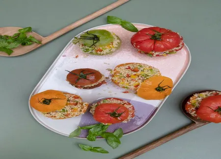 Tomates farcies au taboulé de quinoa