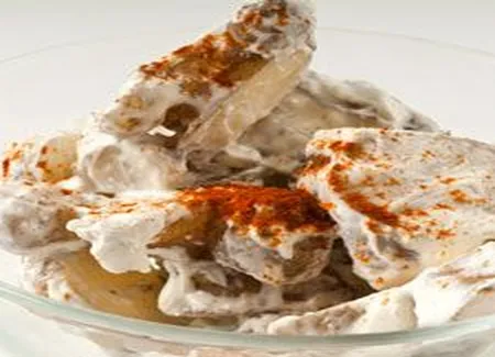 Topinambour à la crème et paprika