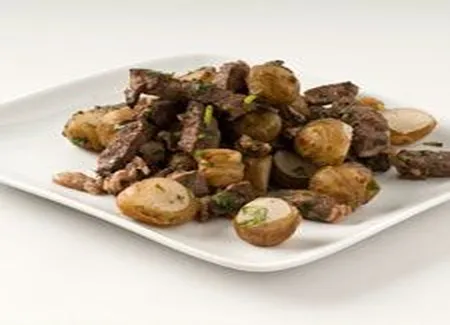 Topinambour au buf sauté
