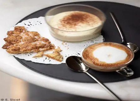 Torta sbrisolona + marocchino