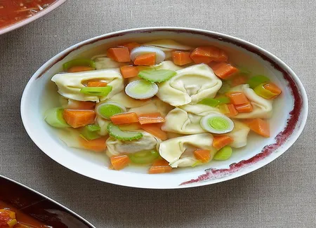 Tortellinis au bouillon