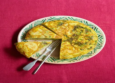 Tortilla à la roquette