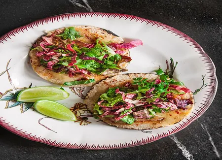 Tortillas aux salades du jardin