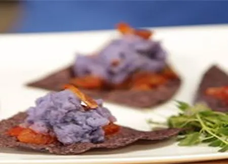 Tostitos bacon et pommes de terre bleues de trois-rivières