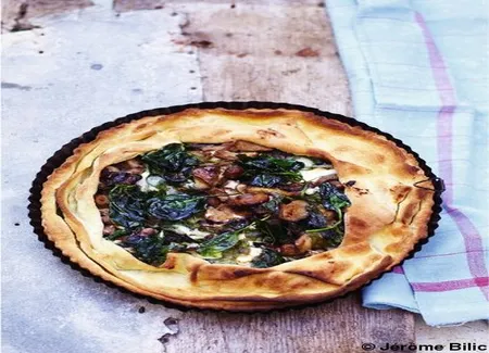 Tourte aux champignons