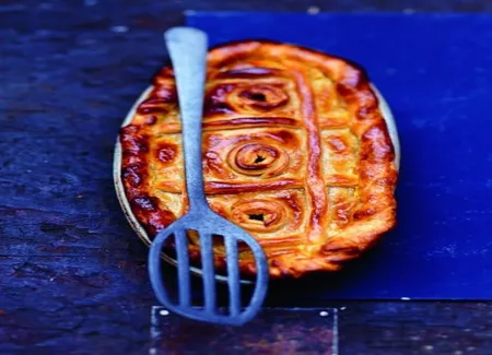 Tourte d'agneau et petits pois