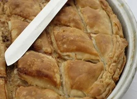 Tourte de saint-jacques aux crevettes