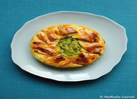 Tourte de chèvre aux légumes