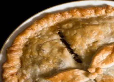 Tourtière de pommes de terre au chèvre cendré