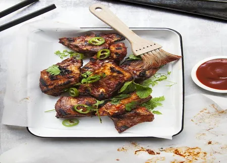 Travers de porc sauce tamarin