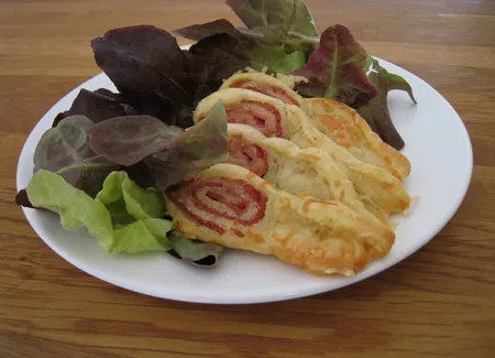 Tresse jambon fromage