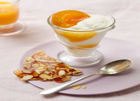 Trifle d'abricots au yaourt