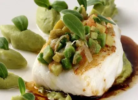 Turbot guacamole