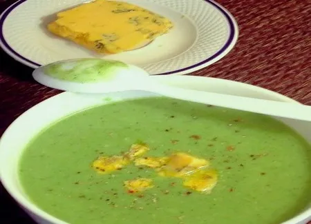 Velouté de brocolis au stilton