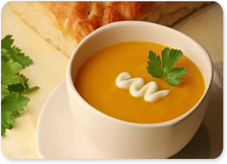 Velouté de carottes au gingembre