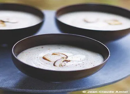 Velouté de champignons à la crème