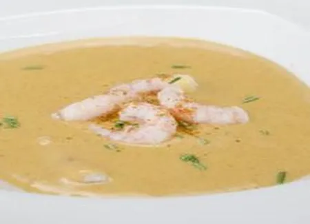 Velouté de crevettes vite préparé