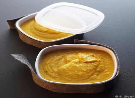 Velouté épicé carottes-patates douces