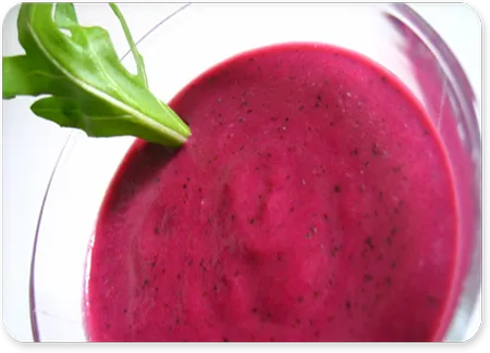 Velouté froid de betteraves