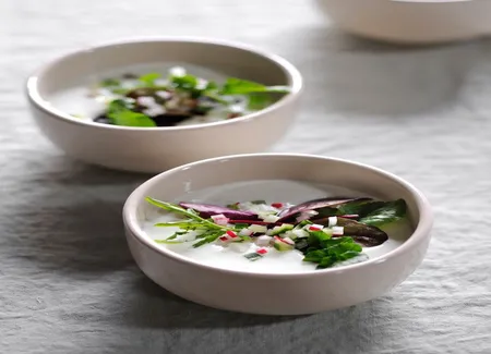 Velouté glacé au concombre